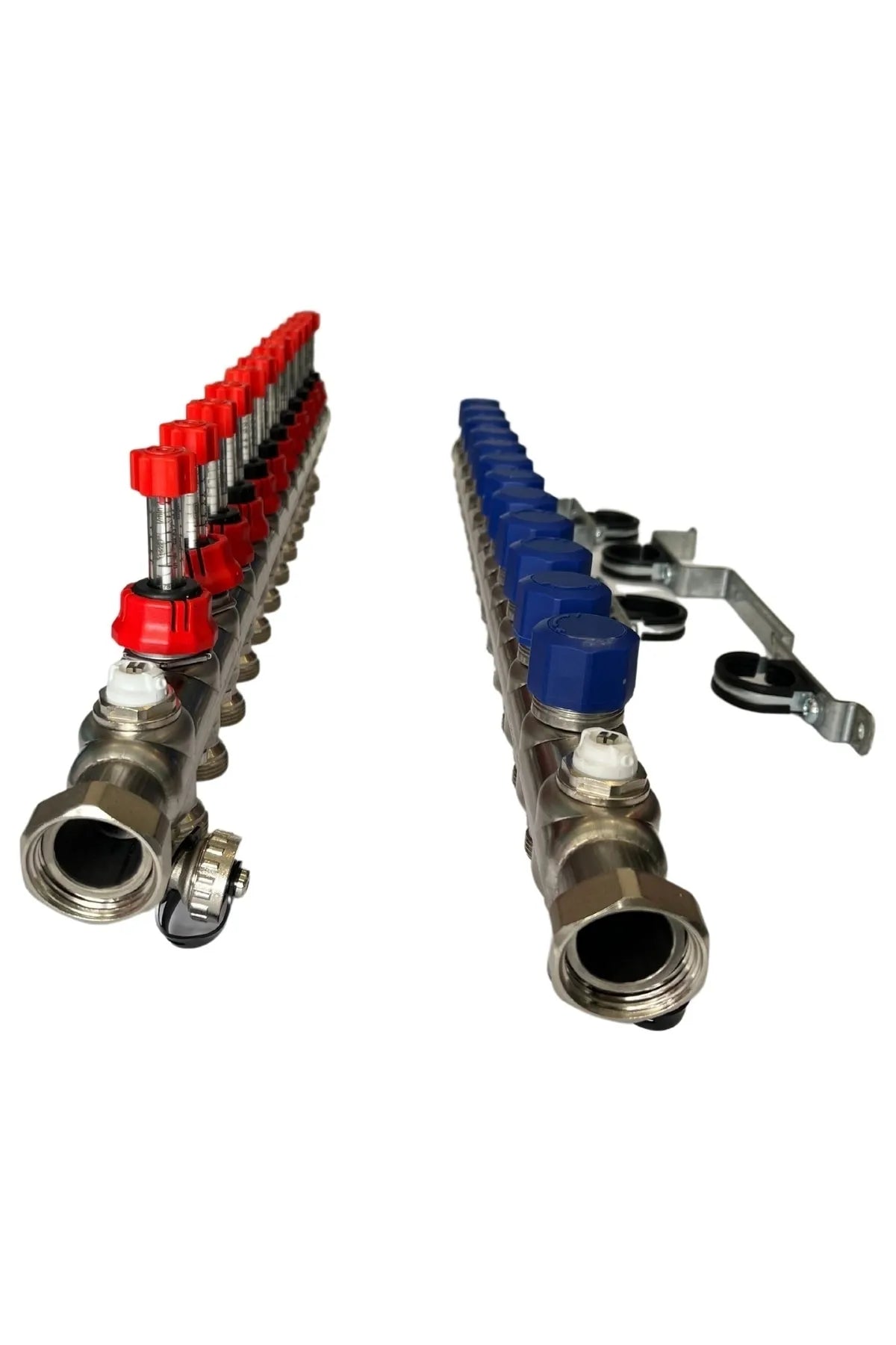 Yerden Isıtma Vana Kollektör Seti 12 Ağızlı Vario S Paslanmaz Çelik