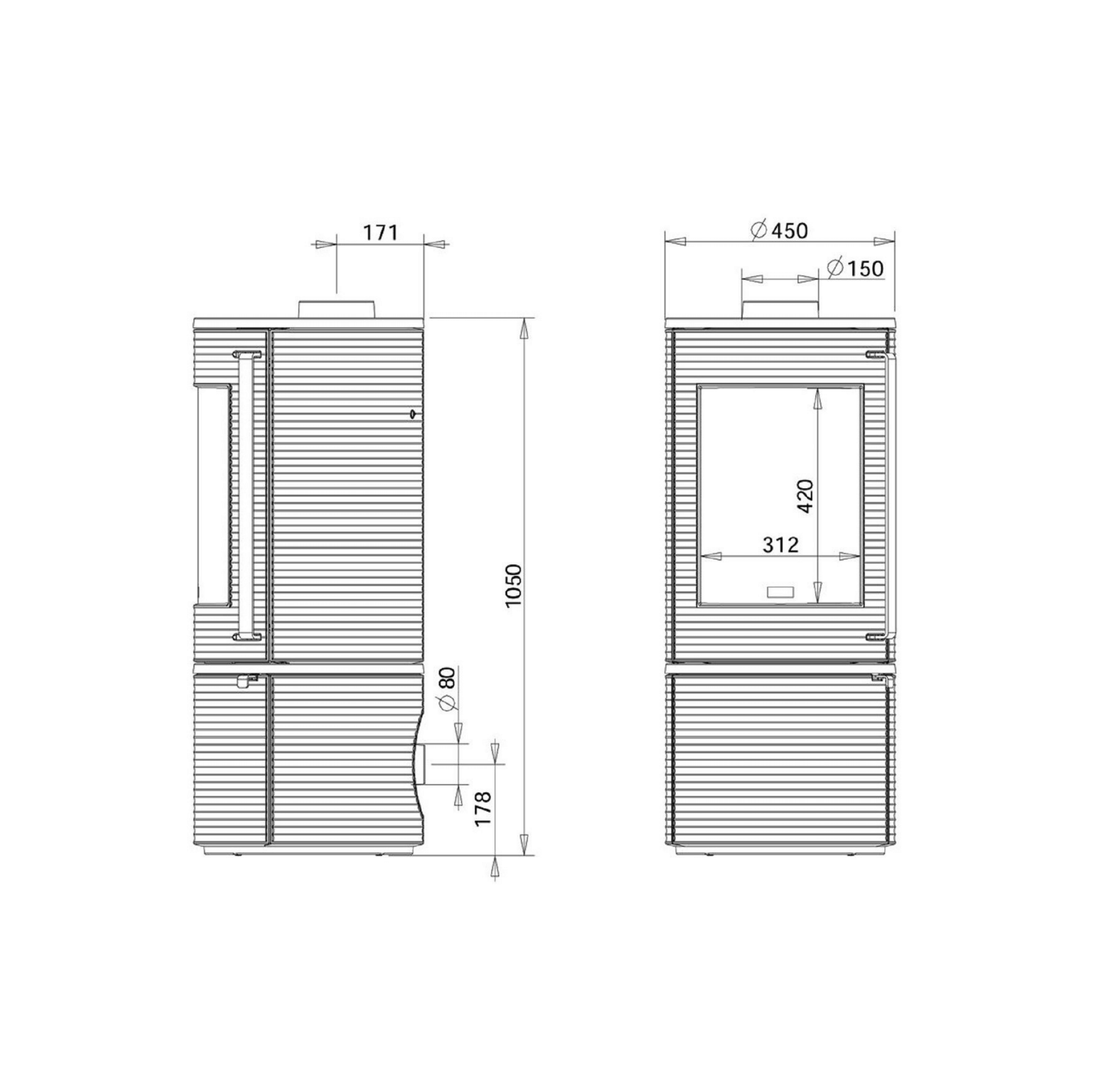 Invicta Altara Döküm Odun Sobası 6103 44