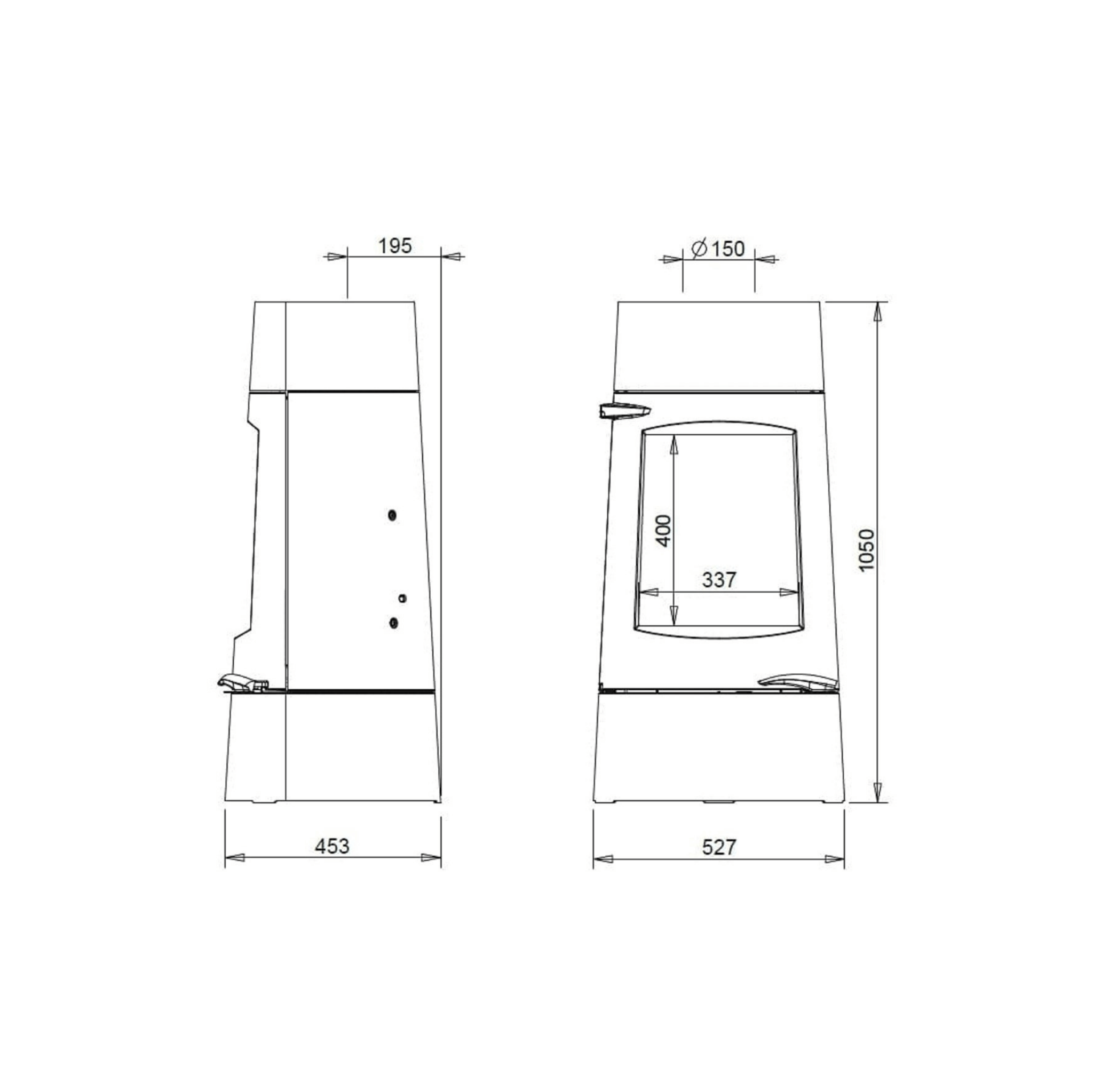 Invicta Aratos Döküm Odun Sobası 6453 44