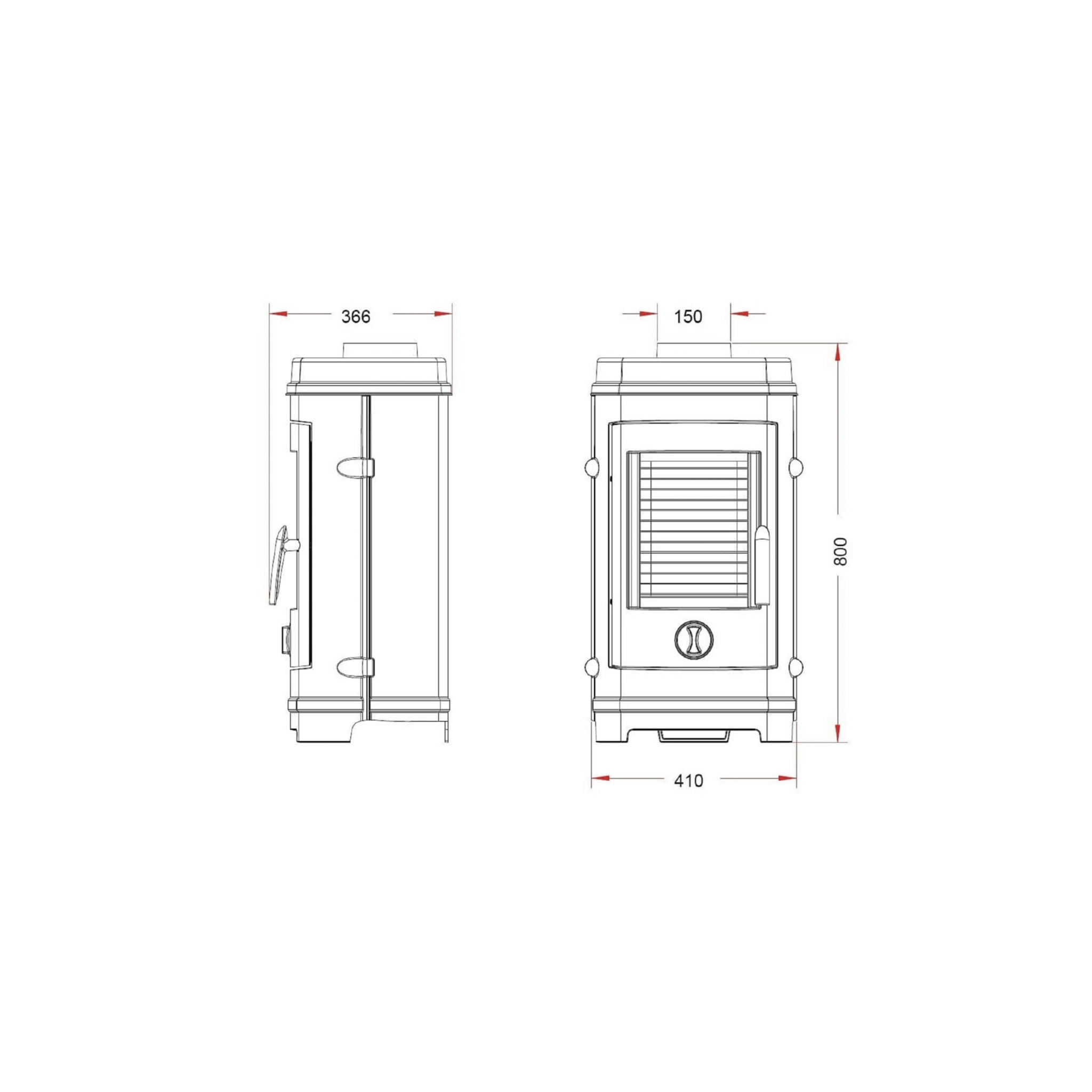 Invicta Remilly Döküm Odun Sobası 6013 84