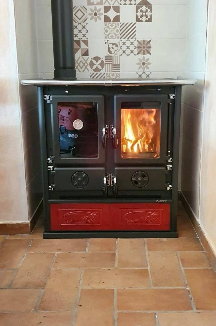 LA NORDICA Rosetta BII Kuzine Soba (Kırmızı)